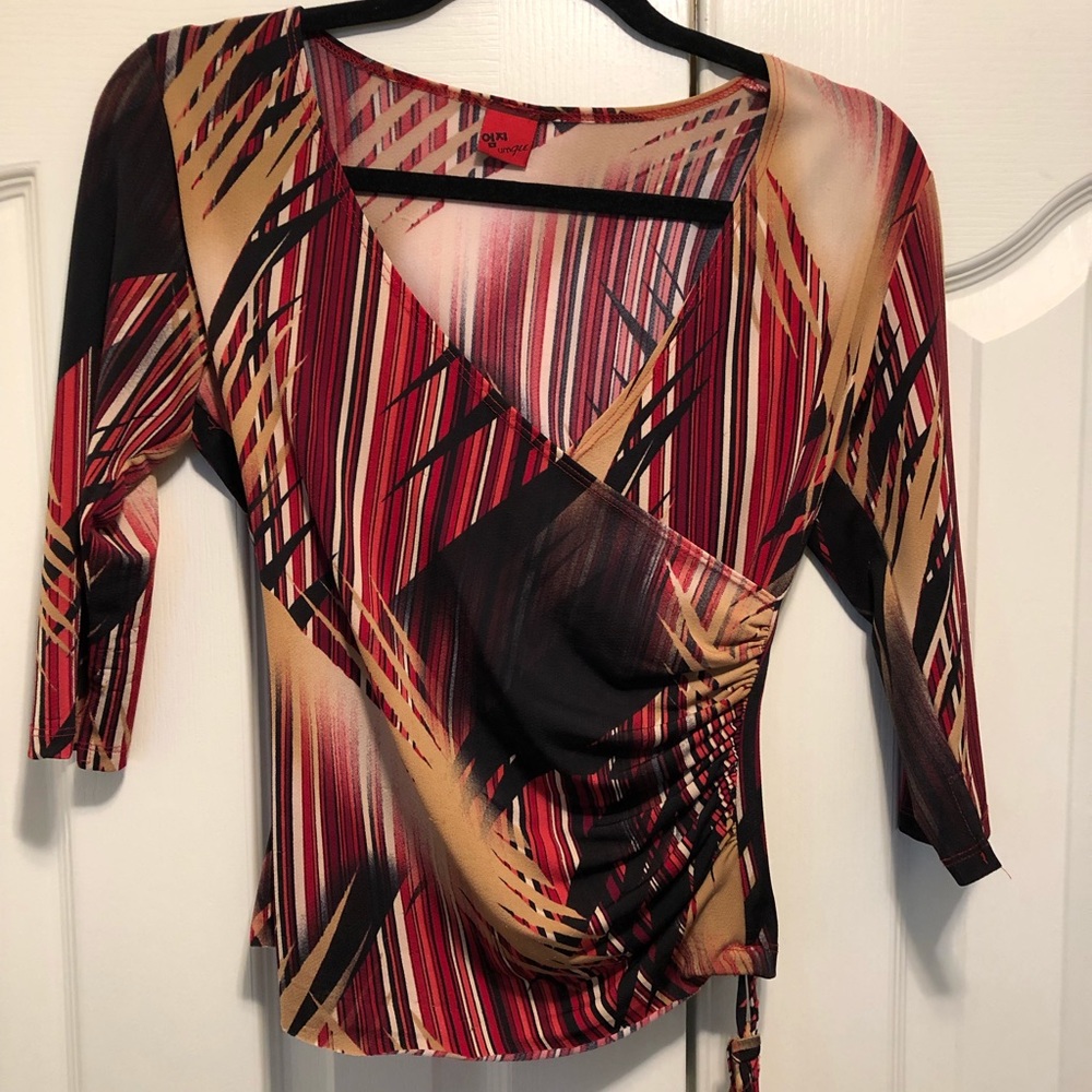 Summer semi wrap Shirt
